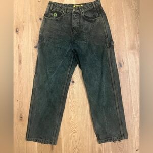 Butter Men's Dark Gray Relaxed Jeans